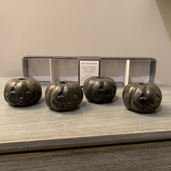 SOLD: Williams Sonoma Halloween Tiny Taper Holders - Picture 1 of 4